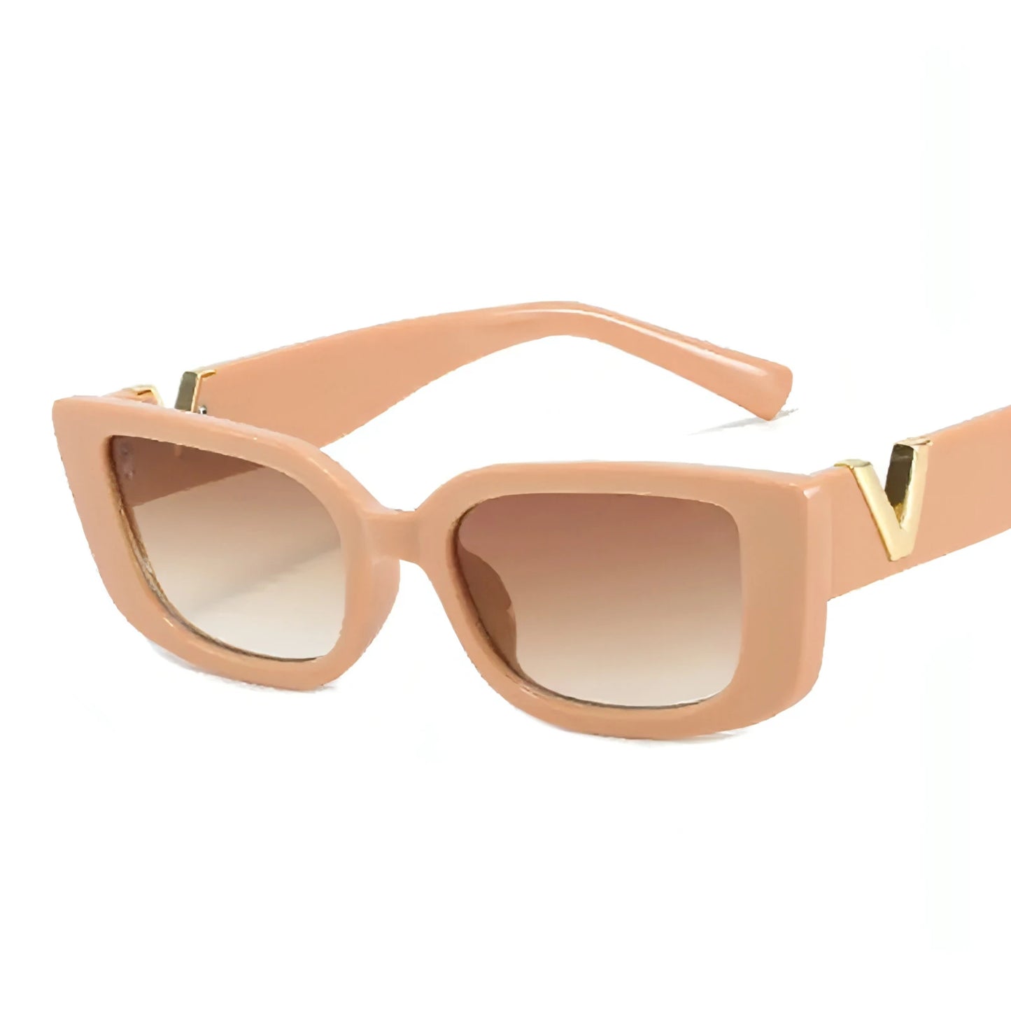 Rectangle Retro Sunglasses - Allure SocietyUV Sunglasses