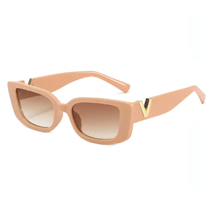 Rectangle Retro Sunglasses - Allure SocietyUV Sunglasses