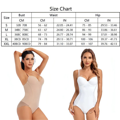 Reductive Slimming Bodysuit with Cup - Allure SocietyShapewear