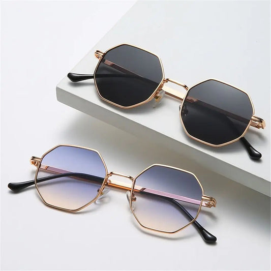 Retro Hex Sunglasses - Allure SocietyUV Sunglasses