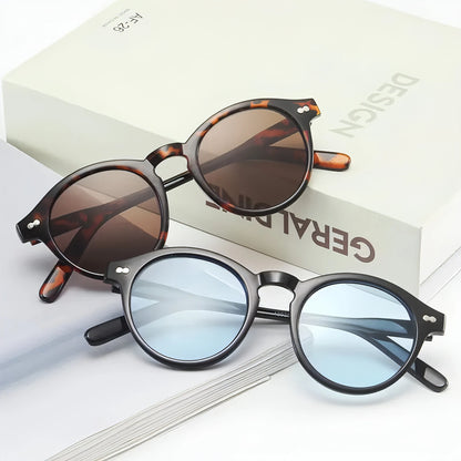 Retro Round Sunglasses - Allure SocietyUV Sunglasses