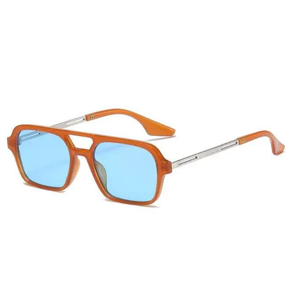 Retro Sunglasses With Pink Gradient - Allure SocietyUV Sunglasses