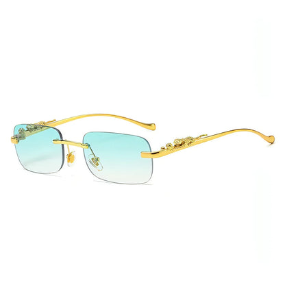 Rimless Square Sunglasses - Allure SocietyUV Sunglasses