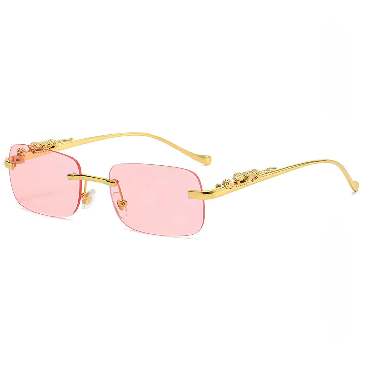 Rimless Square Sunglasses - Allure SocietyUV Sunglasses