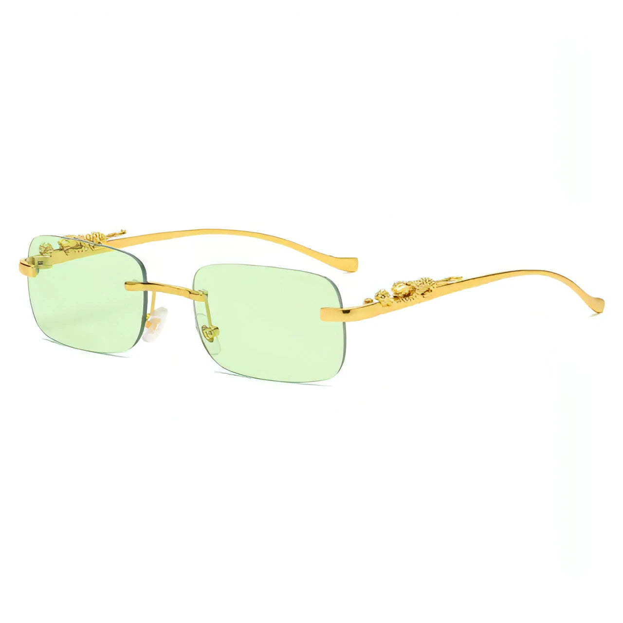 Rimless Square Sunglasses - Allure SocietyUV Sunglasses