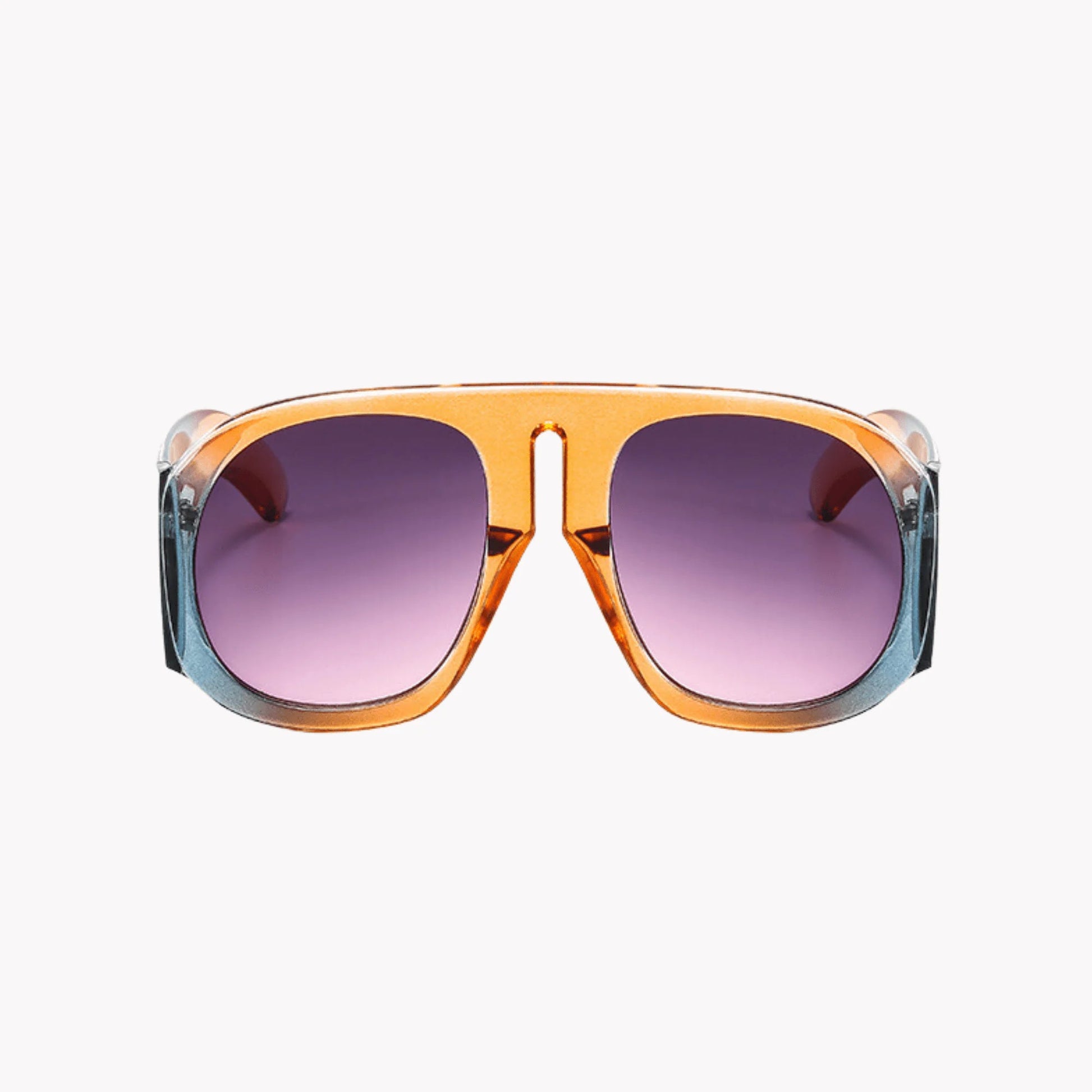 Round Thick Frame Jag Sunglasses - Allure SocietyUV Sunglasses