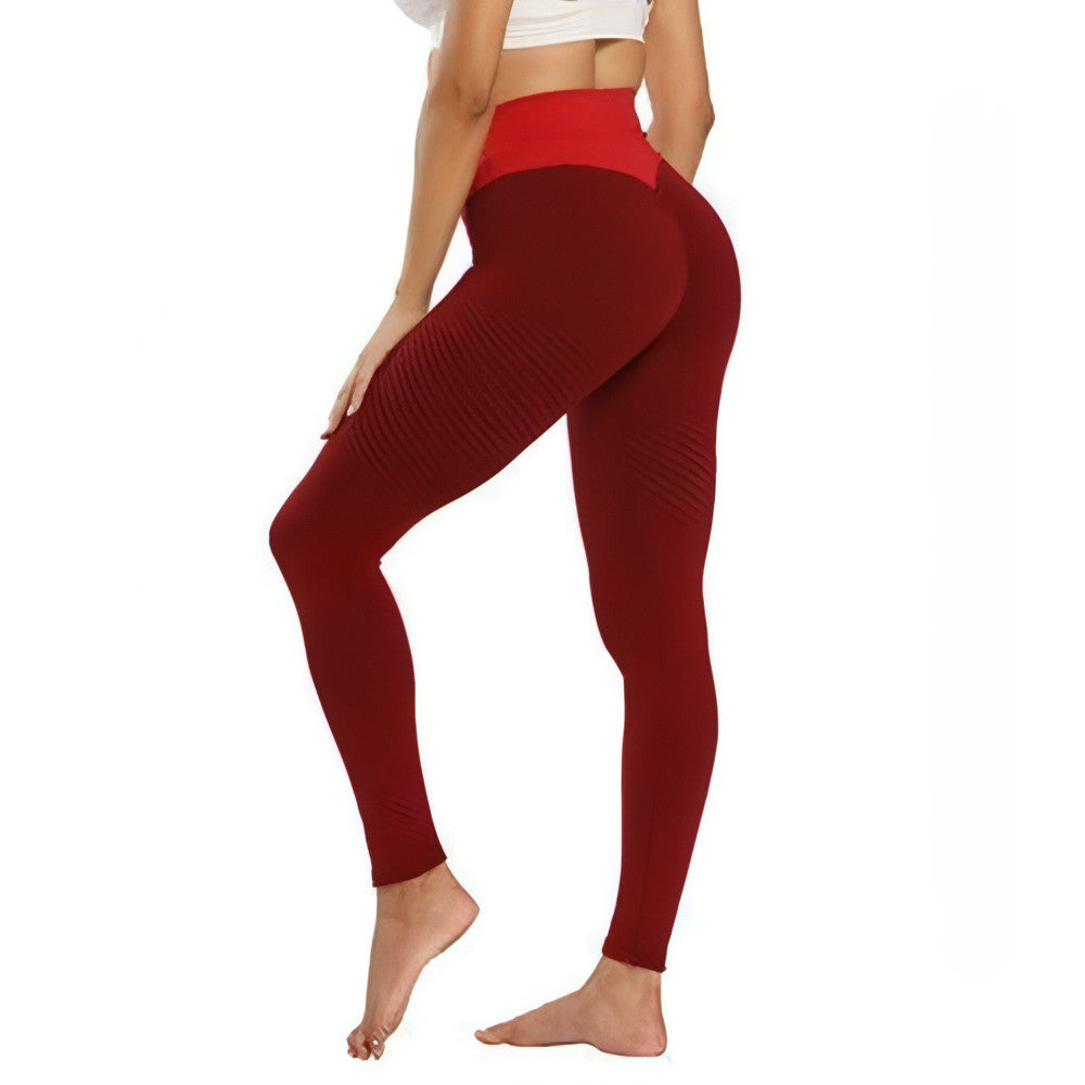 Seamless Leggings Patchwork Ankle Length - Allure SocietyActivewear Pants