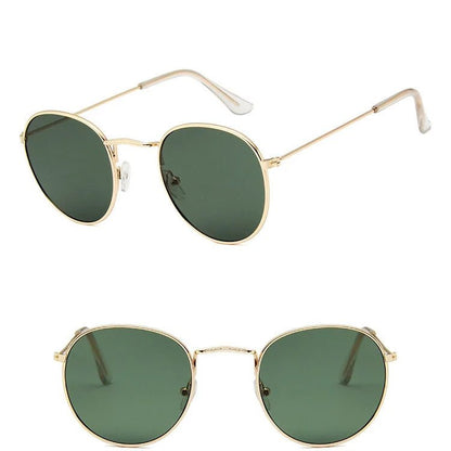 Semi - Rimless Metal Frame Sunglasses - Allure SocietyPolarised Sunglasses