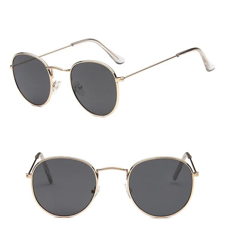 Semi - Rimless Metal Frame Sunglasses - Allure SocietyPolarised Sunglasses