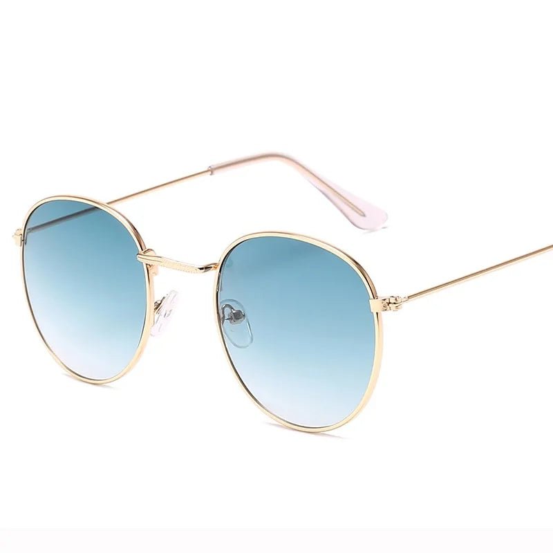 Semi - Rimless Metal Frame Sunglasses - Allure SocietyPolarised Sunglasses