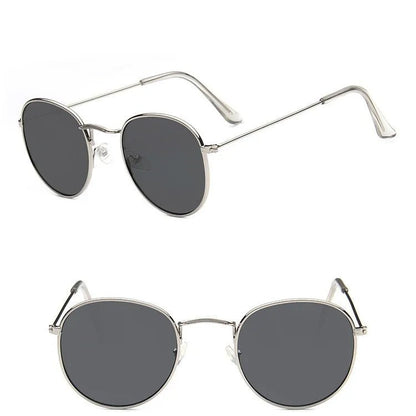 Semi - Rimless Metal Frame Sunglasses - Allure SocietyPolarised Sunglasses