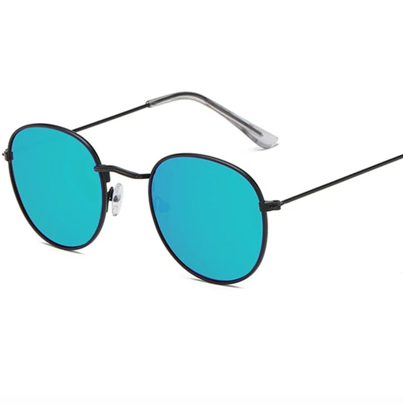 Semi - Rimless Metal Frame Sunglasses - Allure SocietyPolarised Sunglasses