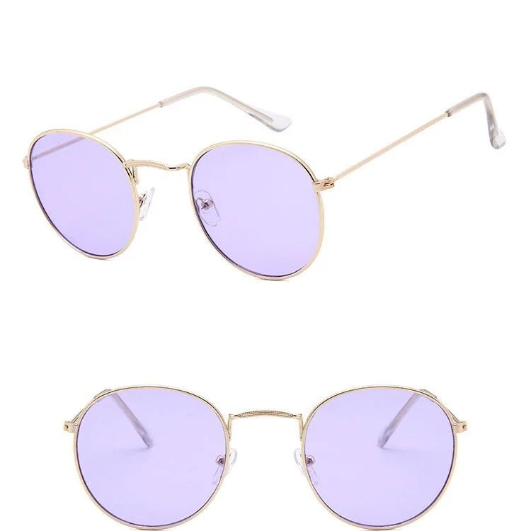 Semi - Rimless Metal Frame Sunglasses - Allure SocietyPolarised Sunglasses