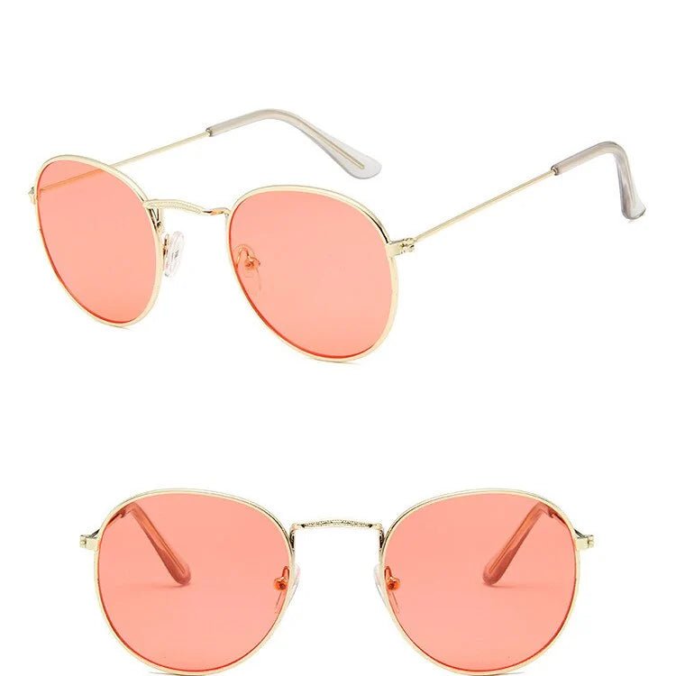 Semi - Rimless Metal Frame Sunglasses - Allure SocietyPolarised Sunglasses