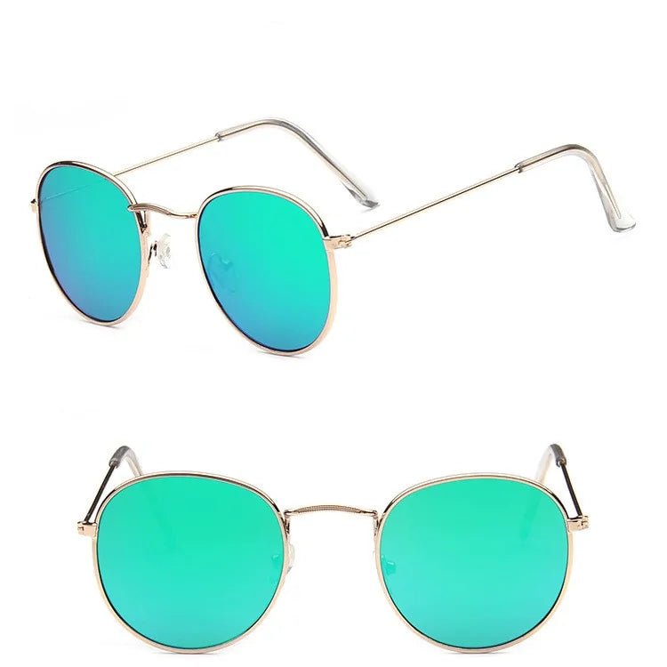 Semi - Rimless Metal Frame Sunglasses - Allure SocietyPolarised Sunglasses