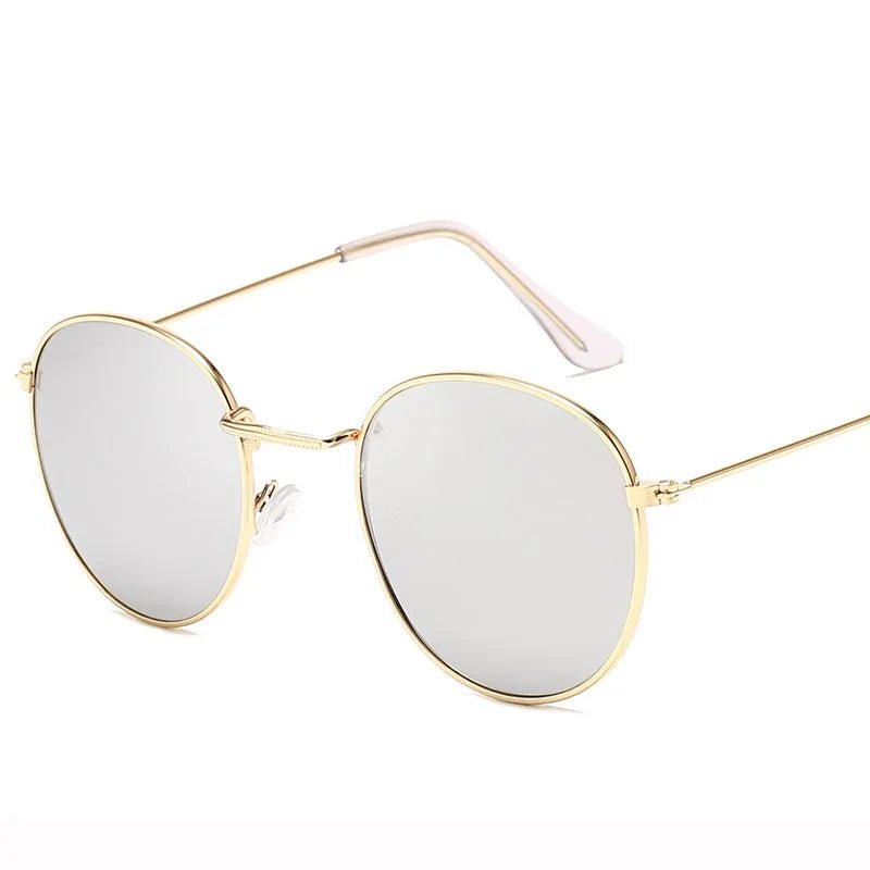 Semi - Rimless Metal Frame Sunglasses - Allure SocietyPolarised Sunglasses