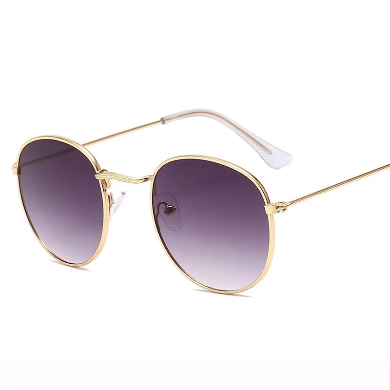 Semi - Rimless Metal Frame Sunglasses - Allure SocietyPolarised Sunglasses