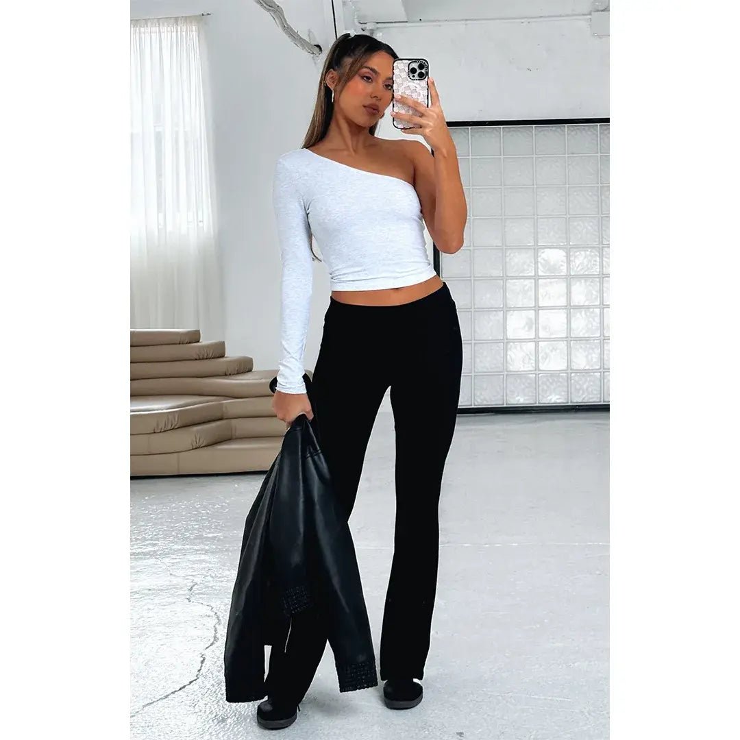 Solid Flare Pants - Allure SocietyLoungewear Pants