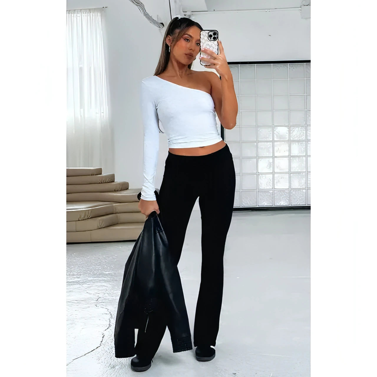 Solid Flare Pants - Allure SocietyLoungewear Pants