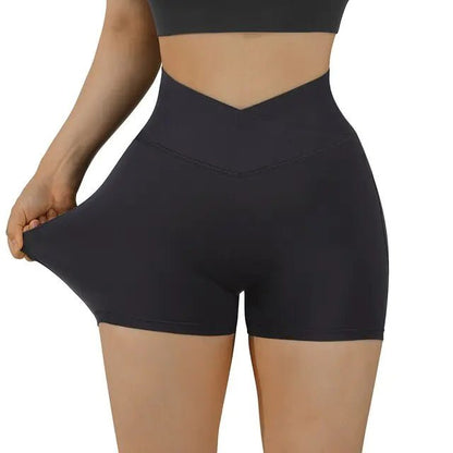 Sports Short High Waist Workout Seamless Fitness Yoga Shorts - Allure SocietyActivewear Shorts