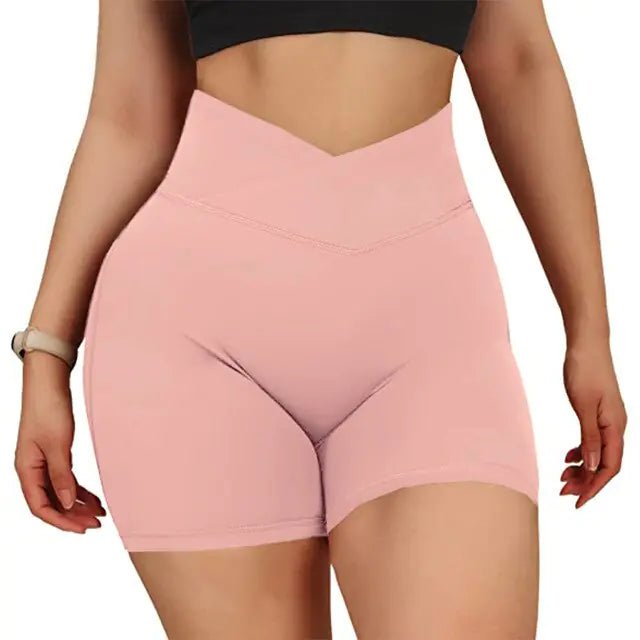 Sports Short High Waist Workout Seamless Fitness Yoga Shorts - Allure SocietyActivewear Shorts