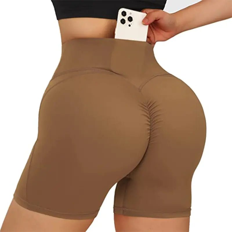 Sports Short High Waist Workout Seamless Fitness Yoga Shorts - Allure SocietyActivewear Shorts