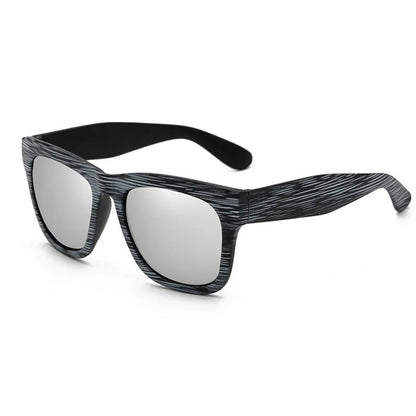 Square Bamboo Retro Sunglasses - Allure SocietyUV Sunglasses