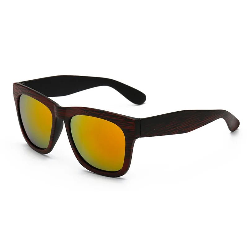 Square Bamboo Retro Sunglasses - Allure SocietyUV Sunglasses