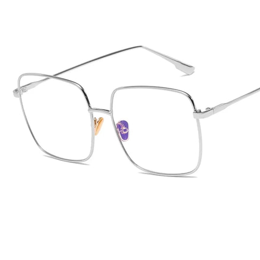 Square Framed Transparent Glasses - Allure SocietyUV Sunglasses