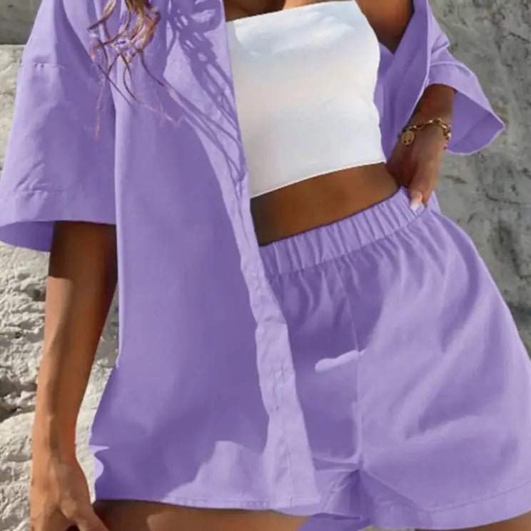 Summer Style Shorts and Shirt Set - Allure SocietyCasualwear Sets