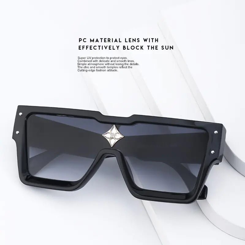 Stylish Wide Frame Sunglasses - Allure SocietyUV Sunglasses