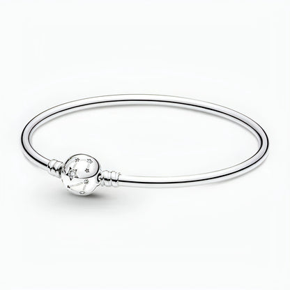 925 Sterling Silver Charm Bead Bracelet