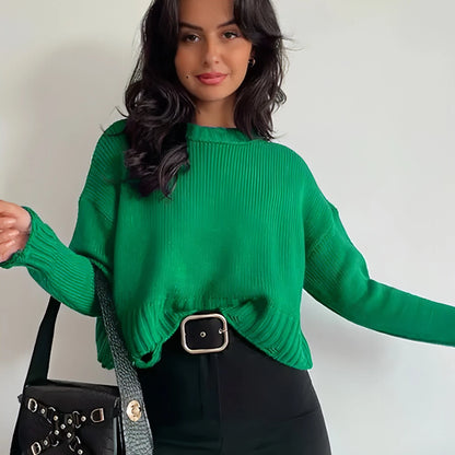 Tassel Knit Crop: Stylish Comfort - Allure SocietyCasualwear Tops