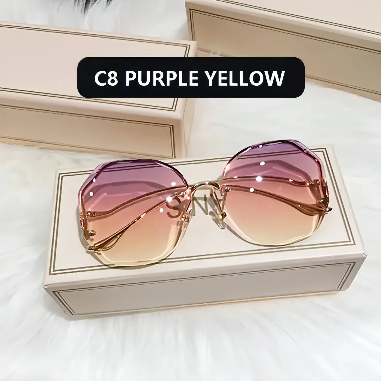 Trimmed Lens Sunglasses - Allure SocietyUV Sunglasses