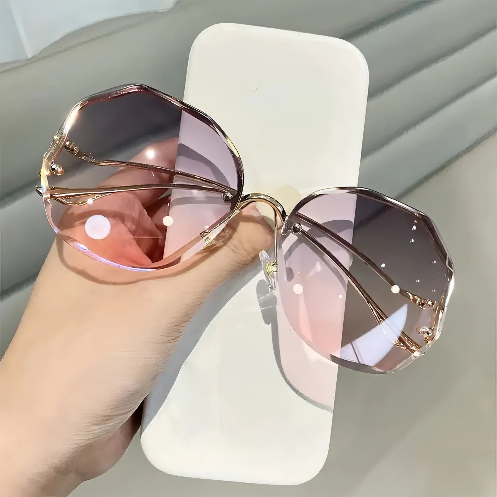 Trimmed Lens Sunglasses - Allure SocietyUV Sunglasses