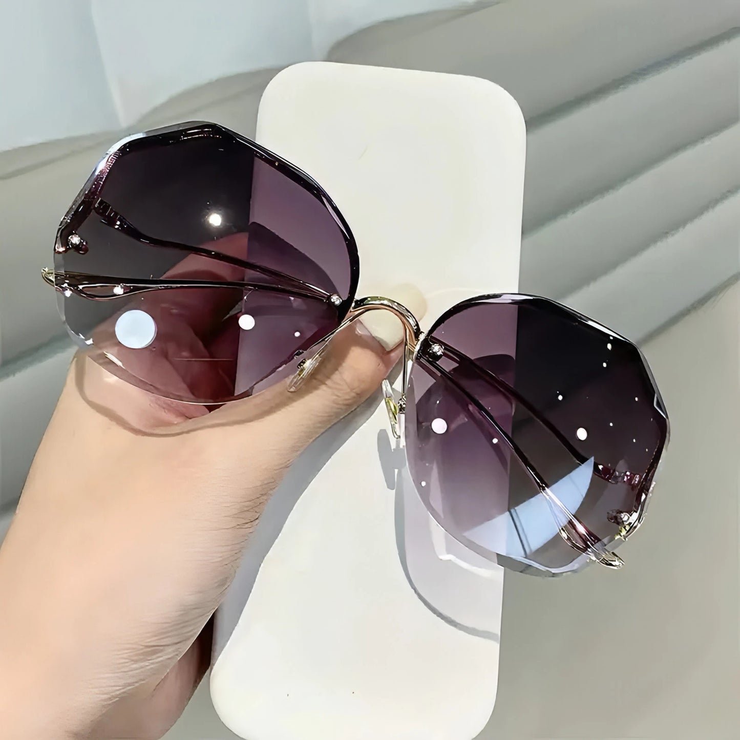 Trimmed Lens Sunglasses - Allure SocietyUV Sunglasses