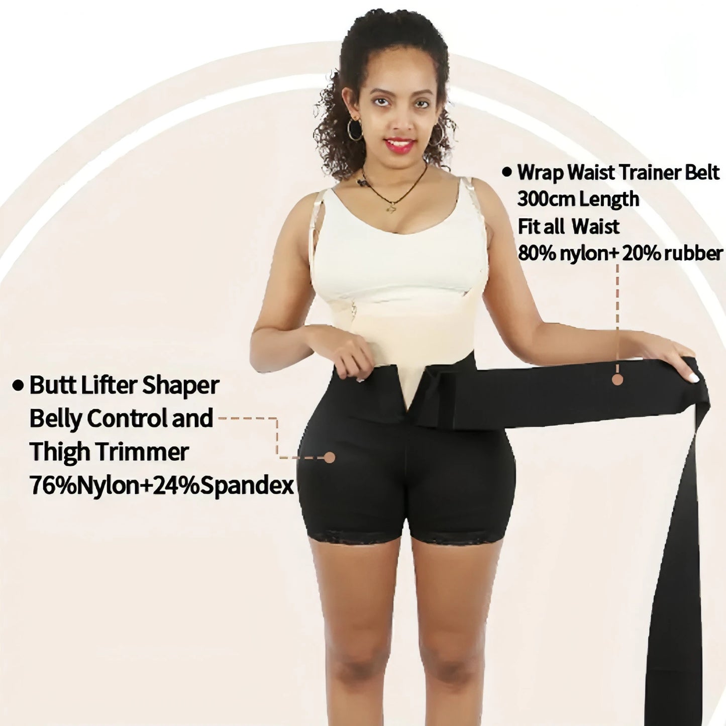 Tummy Control Butt Lifter - Allure SocietyShapewear