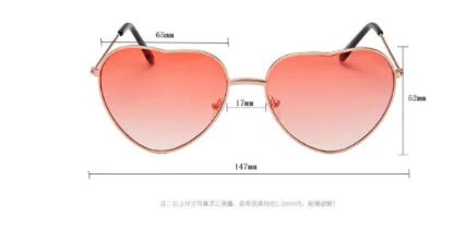 Vintage Heart Sunglasses - Allure SocietyUV Sunglasses