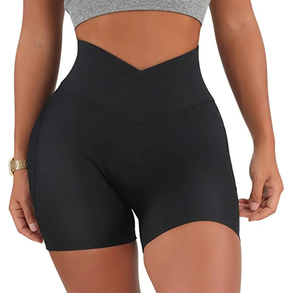 Sports Short High Waist Workout Seamless Fitness Yoga Shorts - Allure SocietyActivewear Shorts