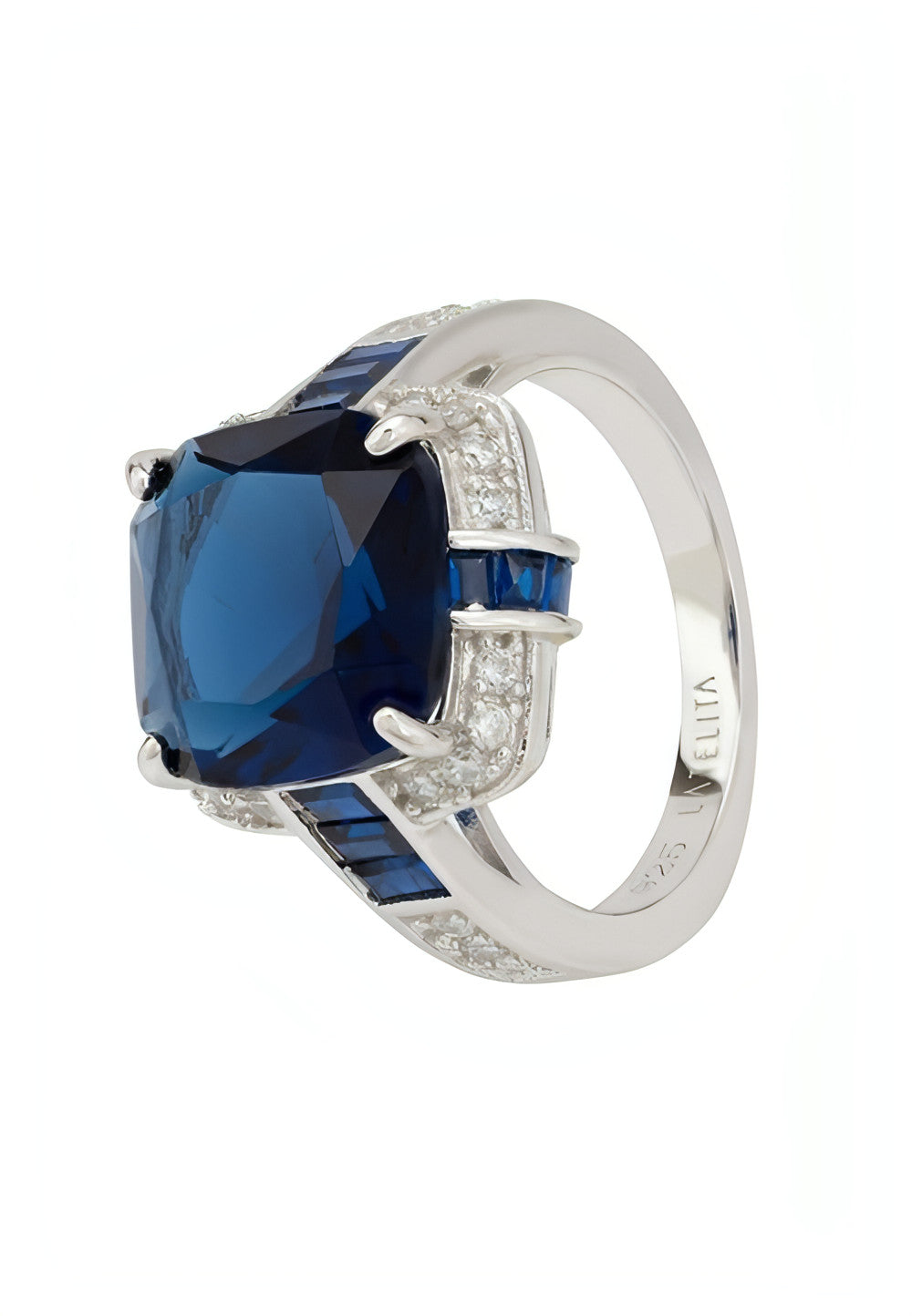 Windsor Silver Ring Sapphire - Allure SocietyRings