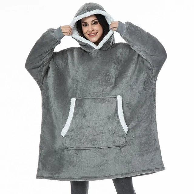 Winter Oversized Hoodies - Allure SocietyLoungewear One Piece's