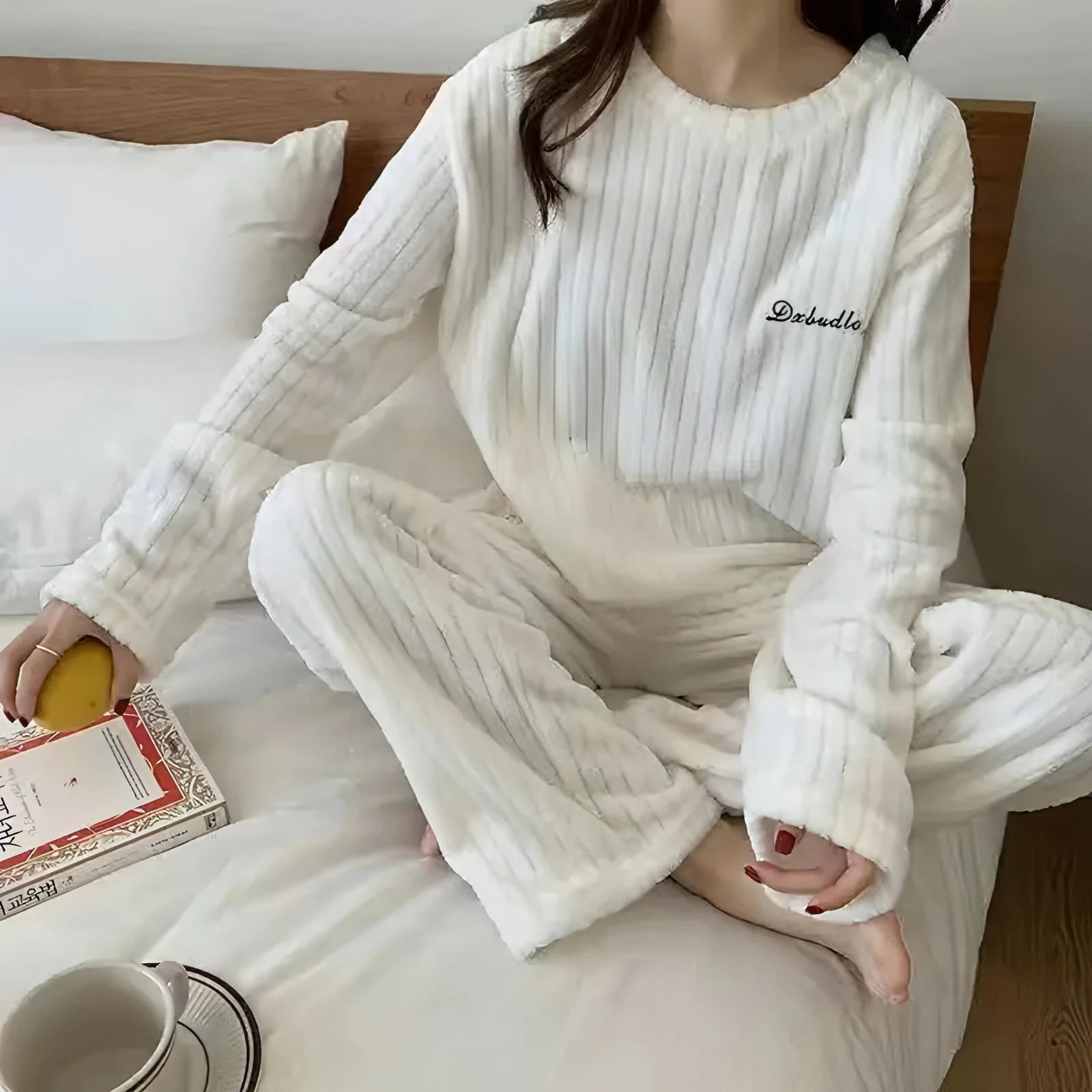 Winter Soft Velvet Pajamas Set - Allure Society