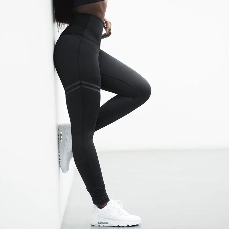 Women Gold Print Leggings - Allure SocietyActivewear Pants