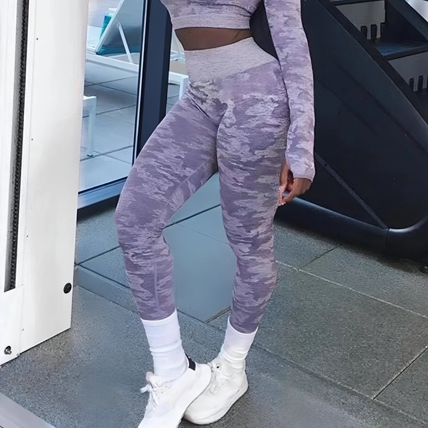 Women's High Waist Fitness Leggings - Allure SocietyActivewear Pants