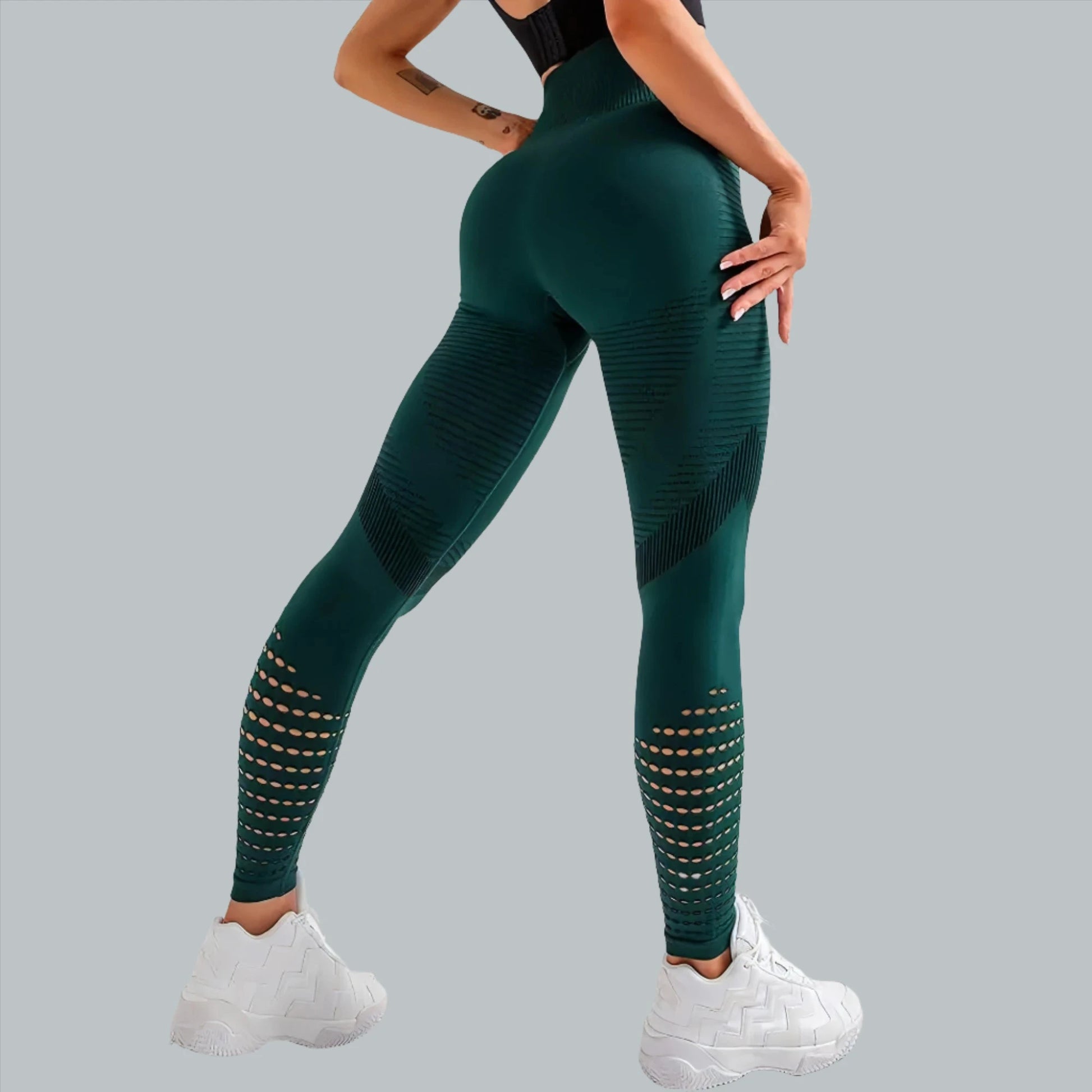 Women's High Waist Seamless Breathable Workout Legging - Allure SocietyActivewear Pants