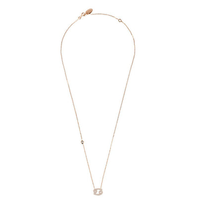 Zodiac Star Sign Pendant Necklace Rose Gold Cancer - Allure SocietyNecklaces